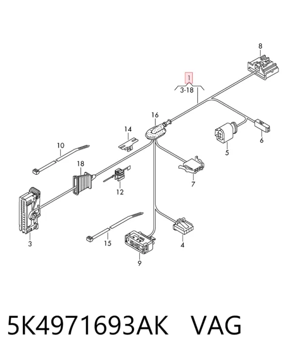  5K4971693AK VAG