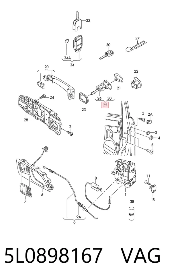 5L0898167 VAG