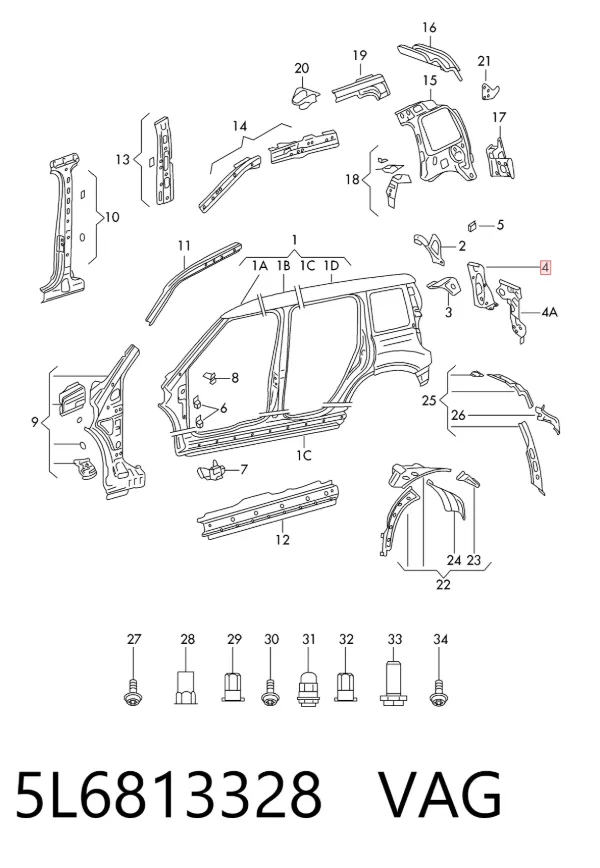  5L6813328 VAG