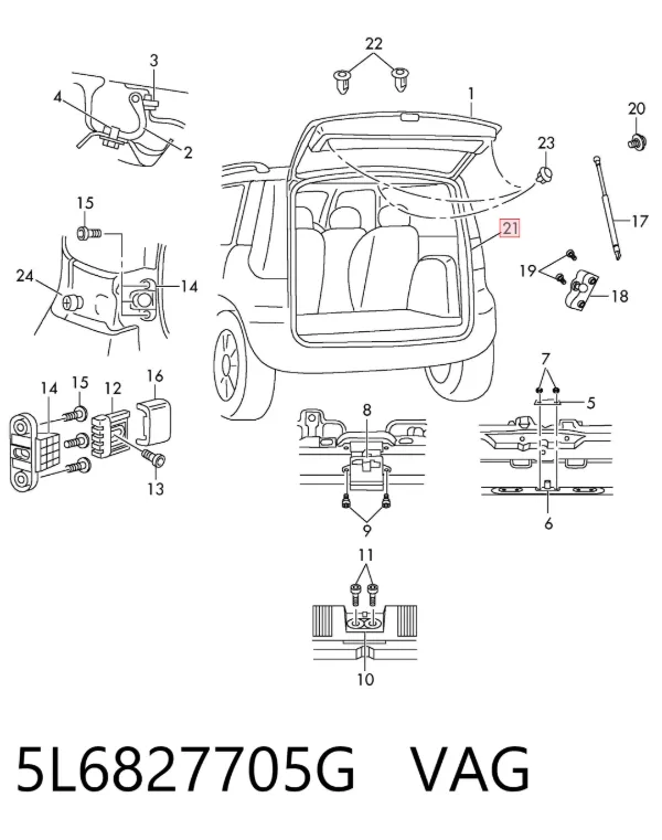  5L6827705G VAG