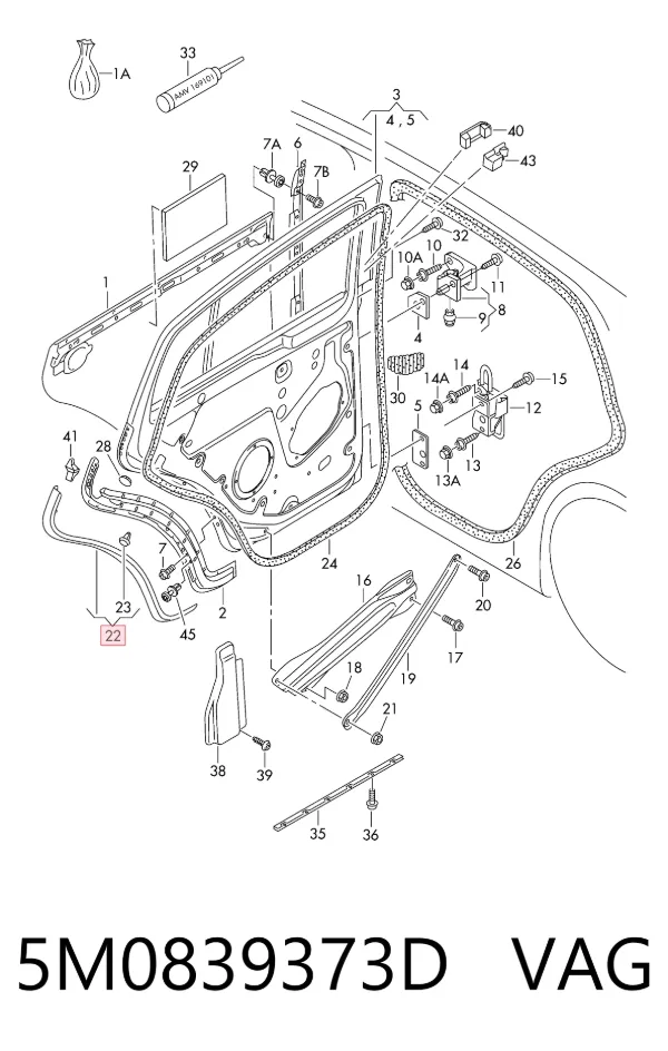  5M0839373D VAG