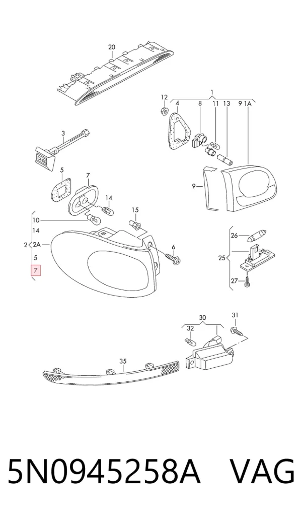  5N0945258A VAG