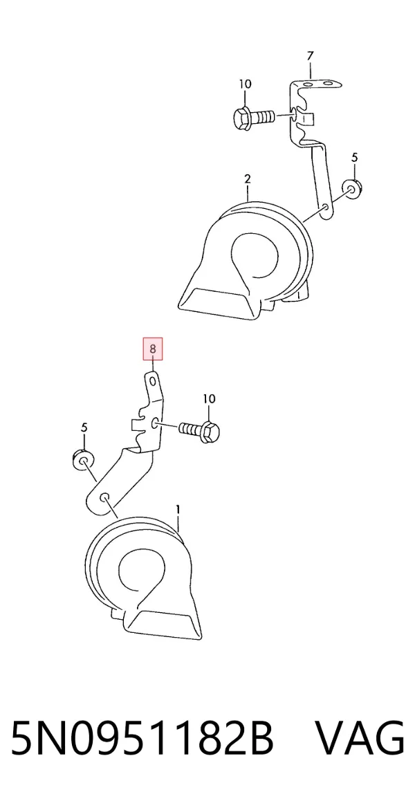  5N0951182B VAG