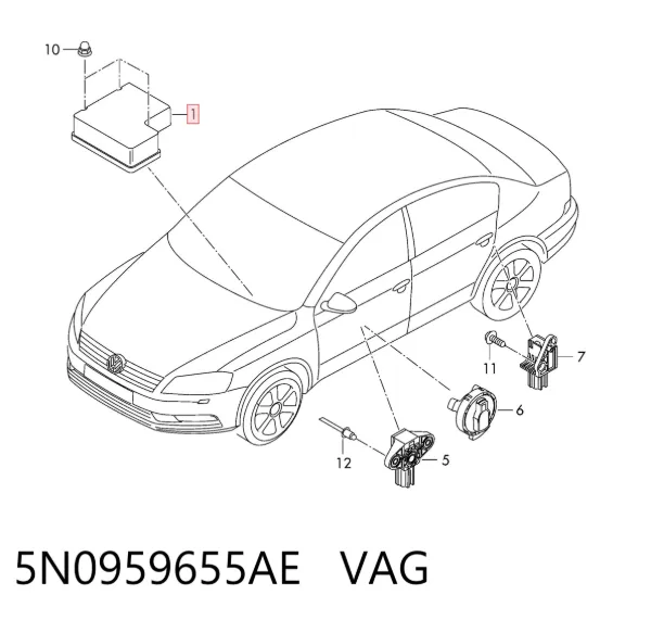  5N0959655AE VAG