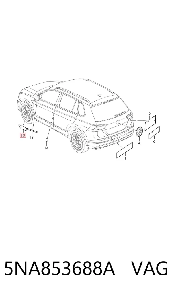  5NA853688A VAG