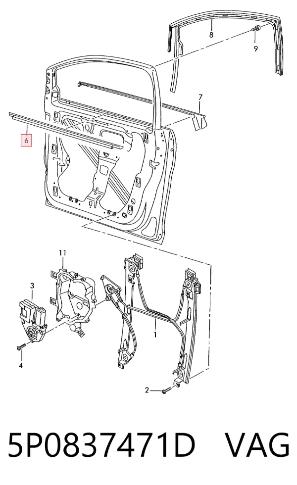  5P0837471D VAG