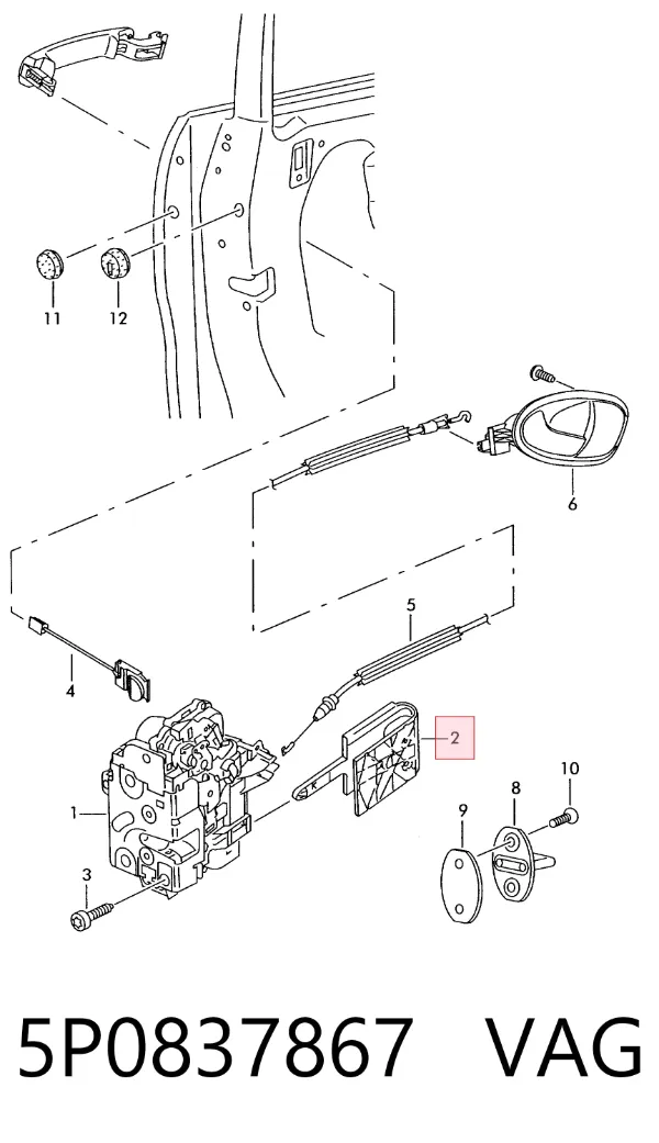  5P0837867 VAG