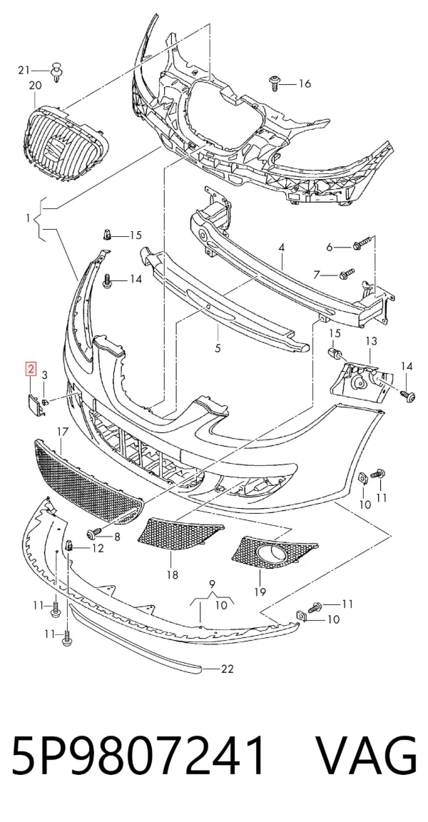  5P9807241 VAG