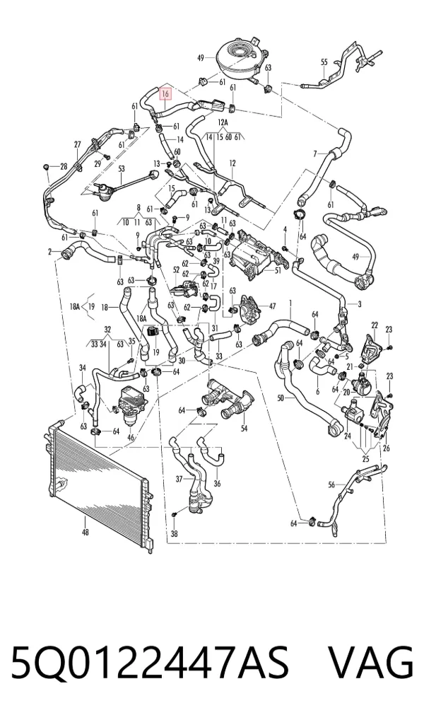  5Q0122447AS VAG