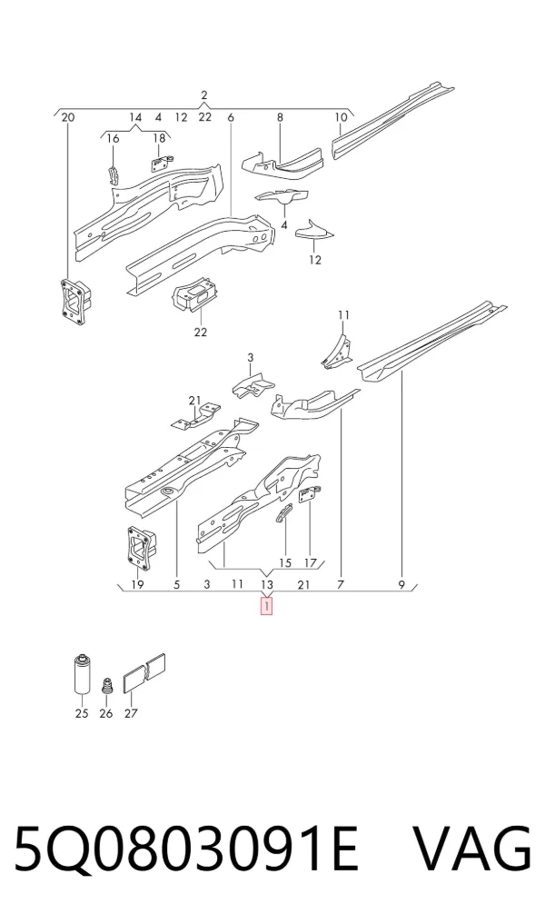  5Q0803091E VAG