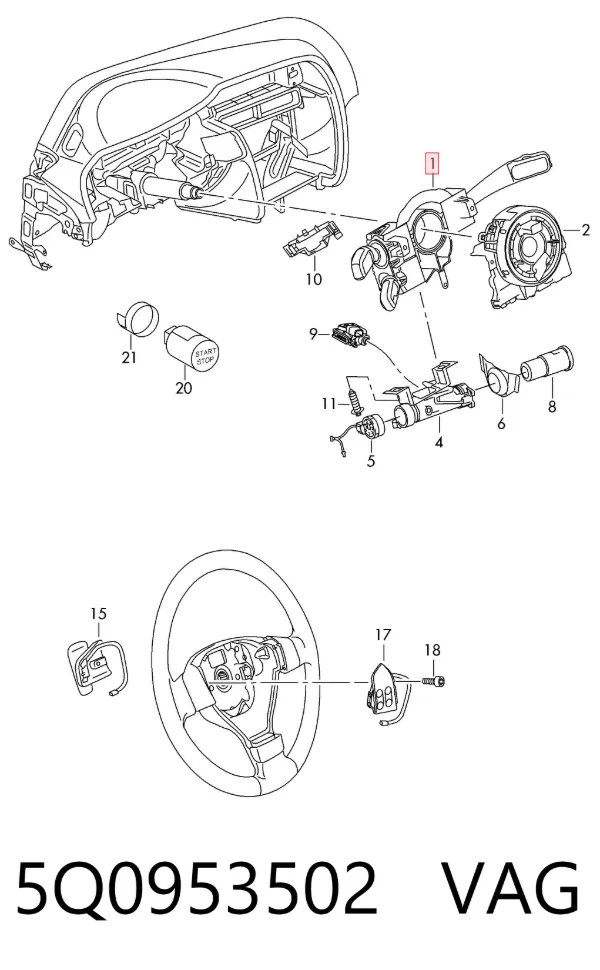  5Q0953502 VAG