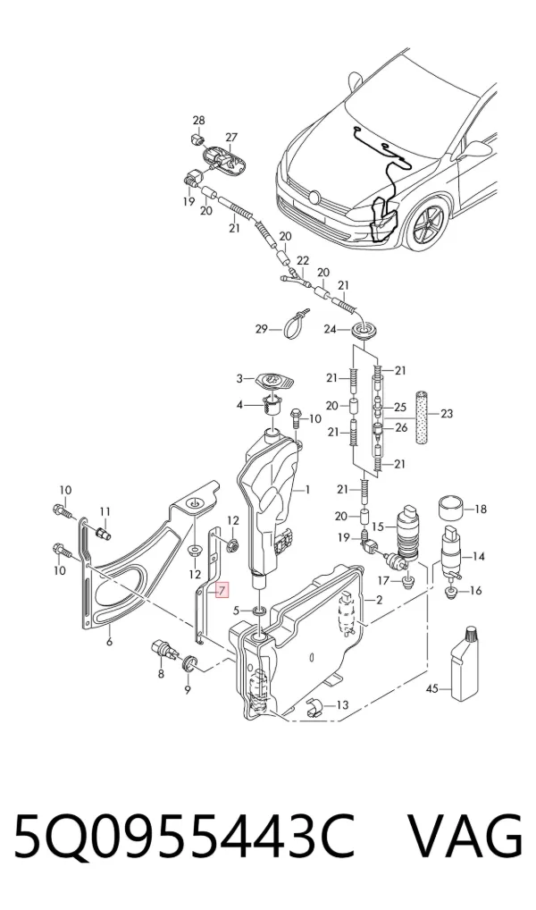  5Q0955443C VAG