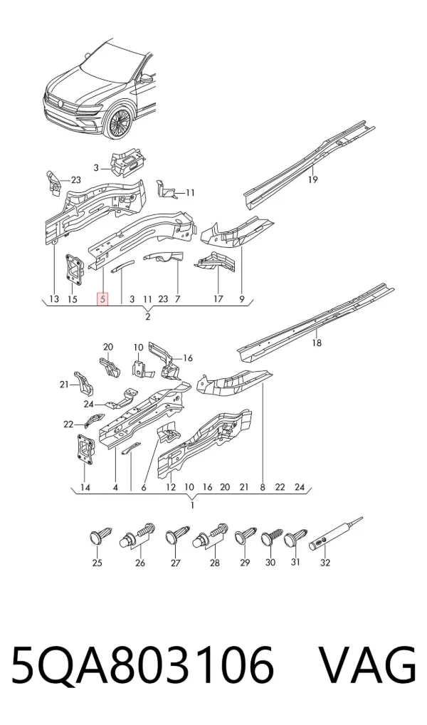  5QA803106 VAG