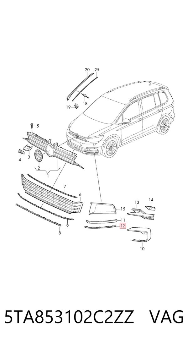  5TA853102C2ZZ VAG