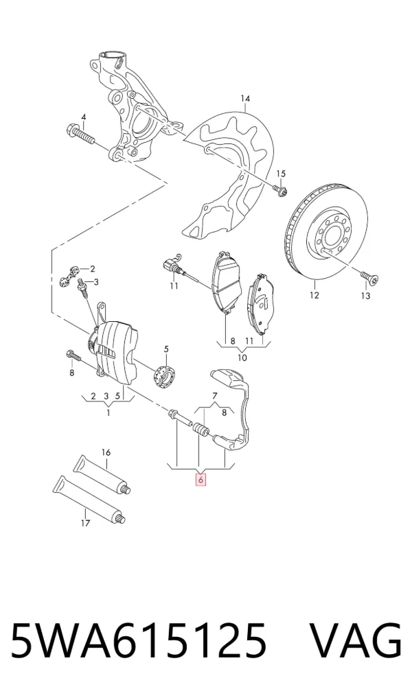  5WA615125 VAG