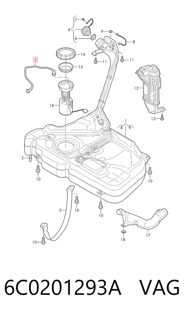  6C0201293A VAG