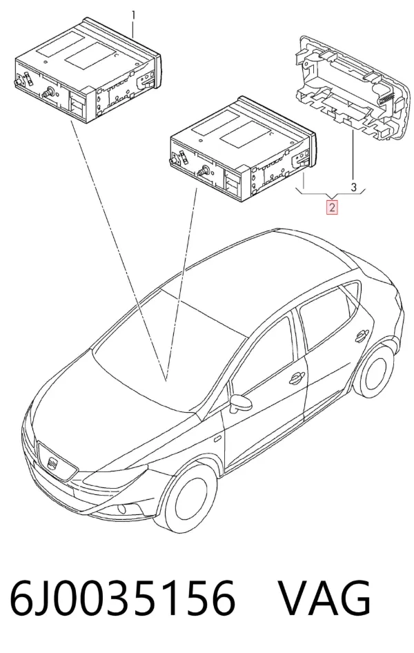 Магнитола Seat Ibiza IV