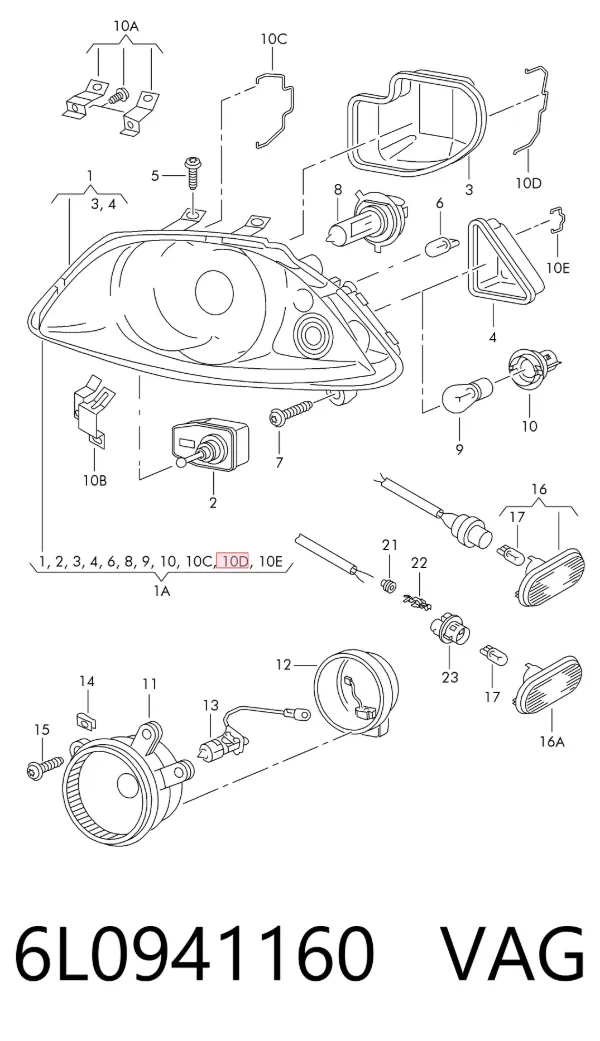  6L0941160 VAG