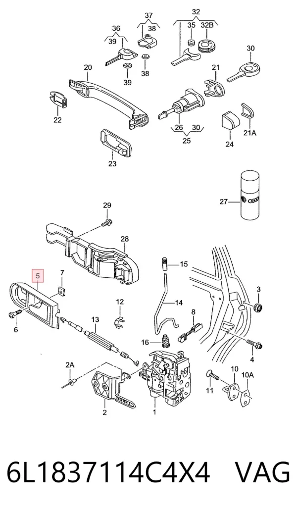  6L1837114C4X4 VAG