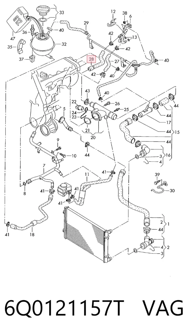  6Q0121157T VAG