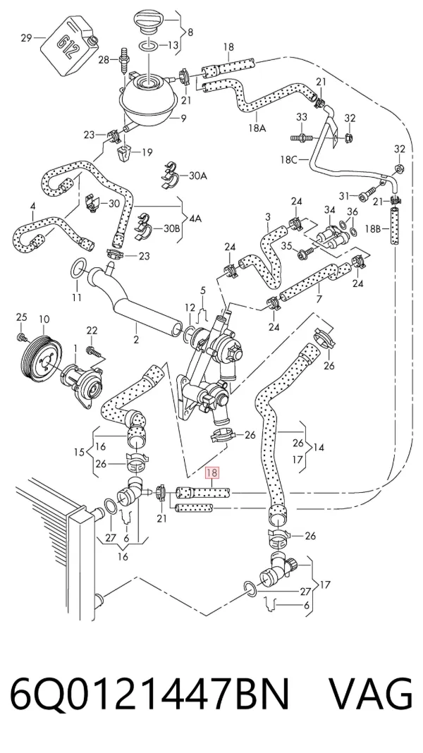  6Q0121447BN VAG