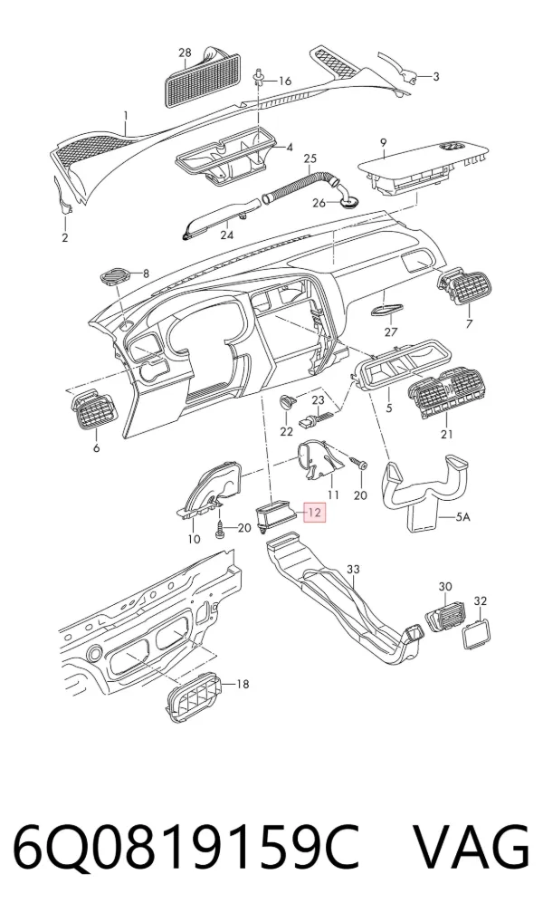  6Q0819159C VAG
