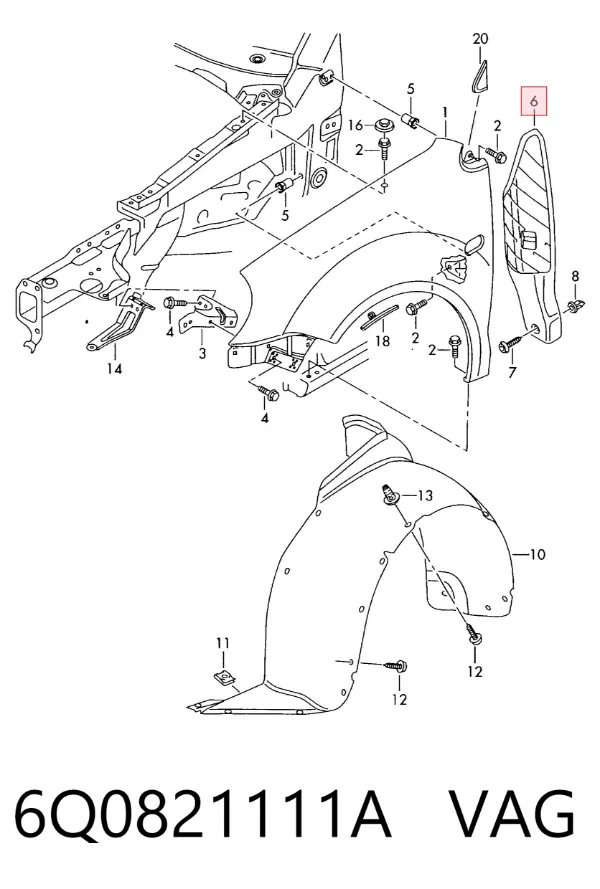  6Q0821111A VAG