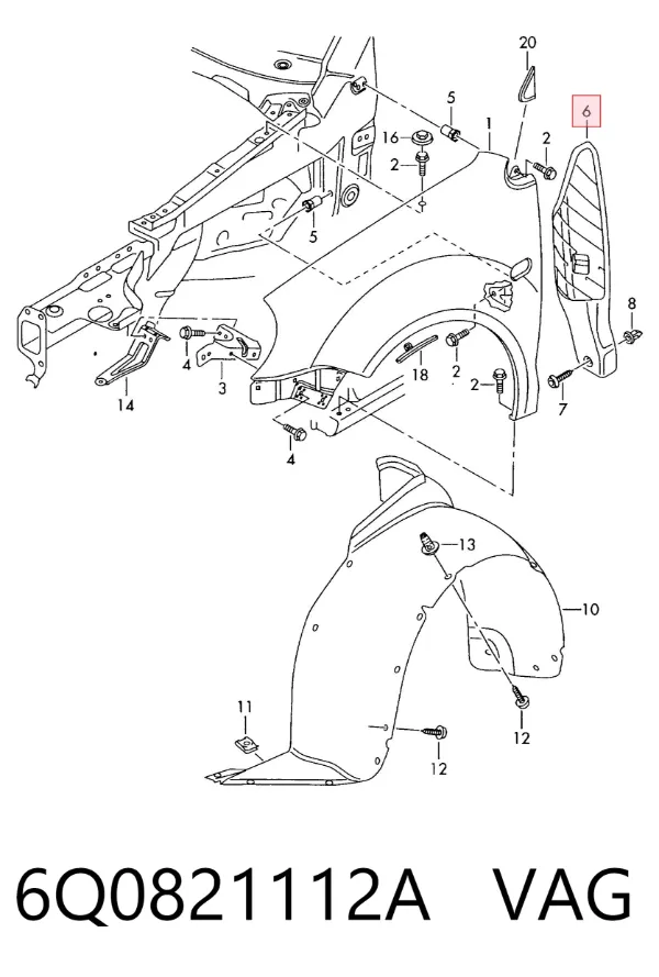  6Q0821112A VAG