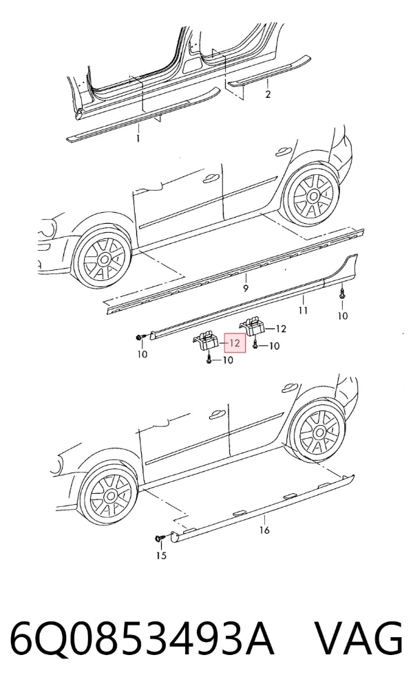  6Q0853493A VAG