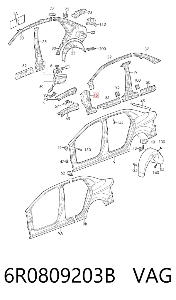  6R0809203B VAG