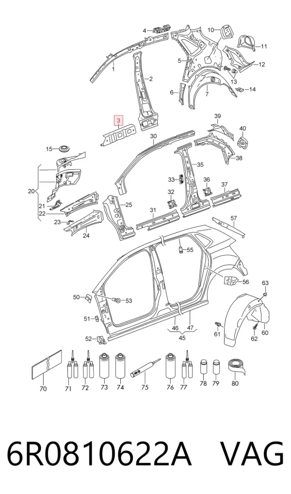  6R0810622A VAG