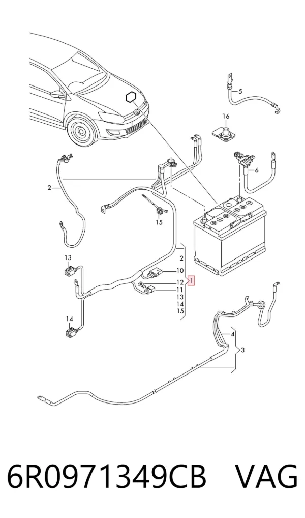  6R0971349CB VAG