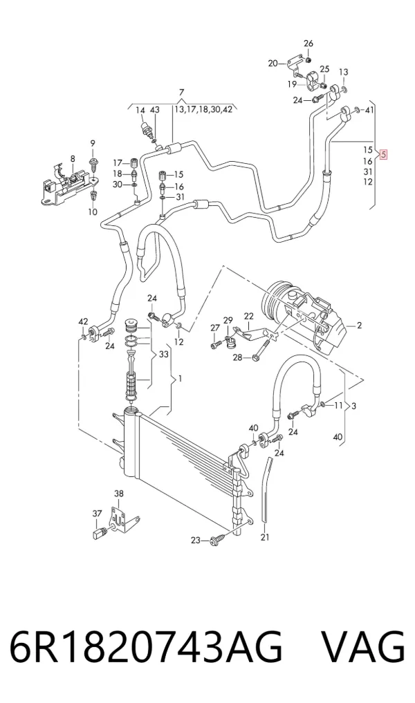  6R1820743AG VAG