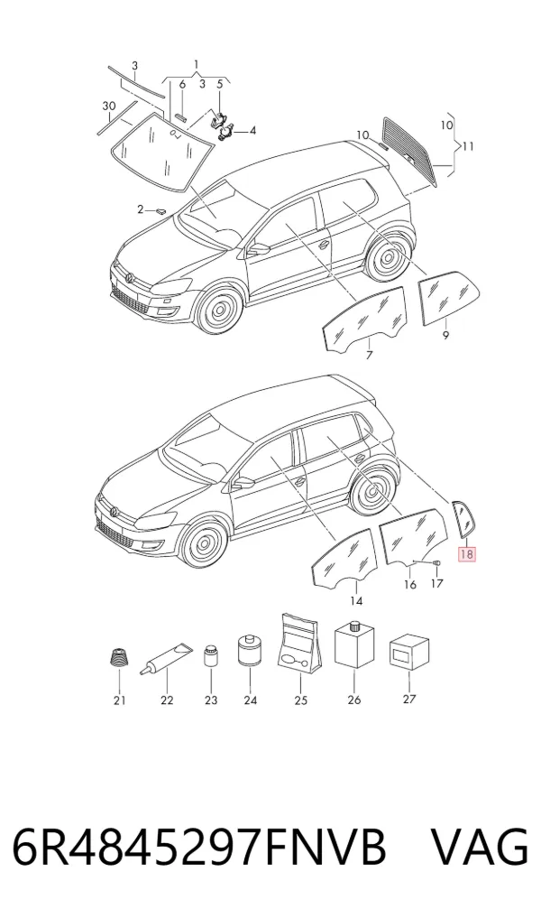  6R4845297FNVB VAG