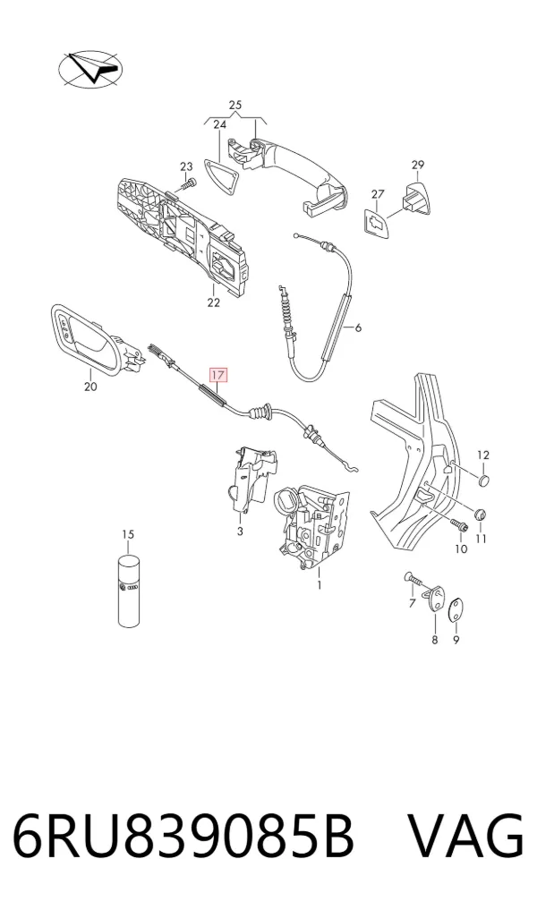  6RU839085B VAG