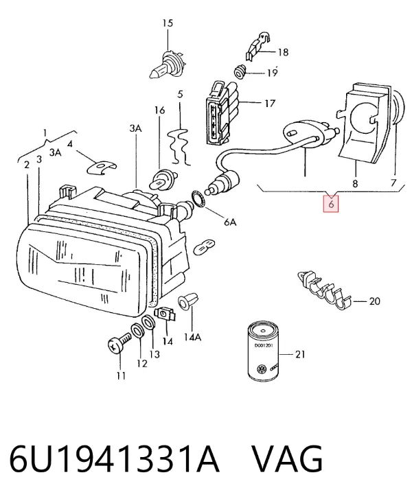  6U1941331A VAG