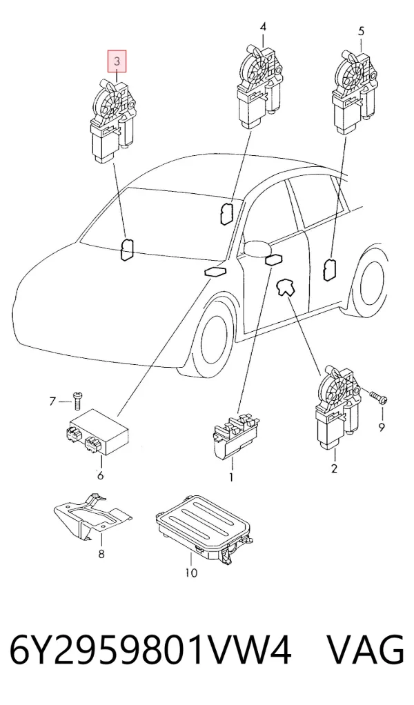  6Y2959801VW4 VAG