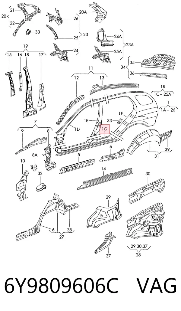 6Y9809606C VAG