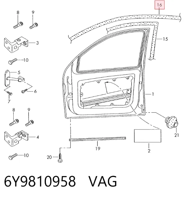  6Y9810958 VAG