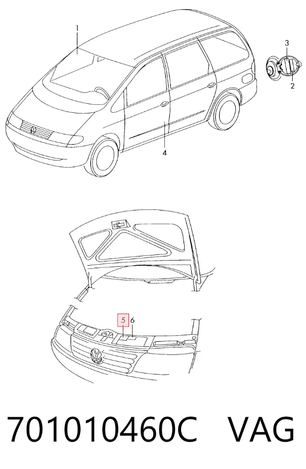  701010460C VAG
