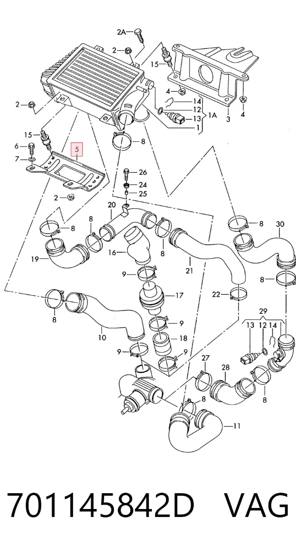  701145842D VAG