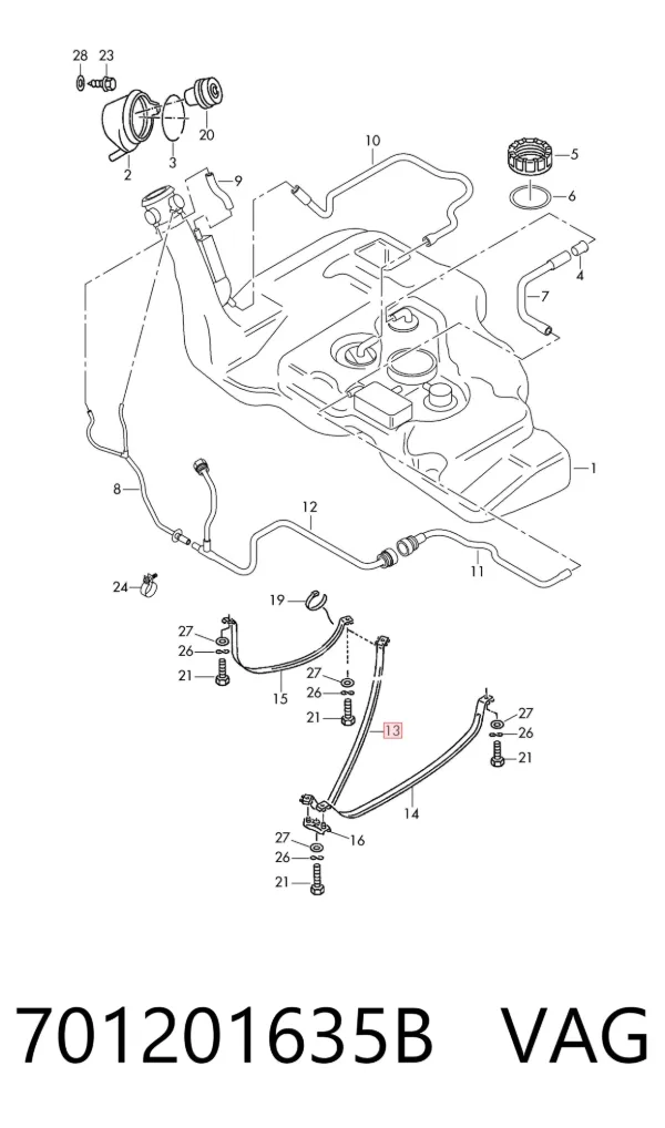  701201635B VAG