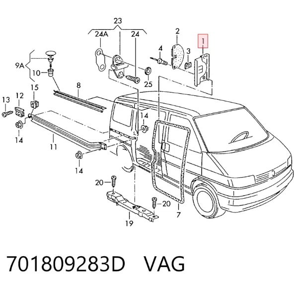  701809283D VAG