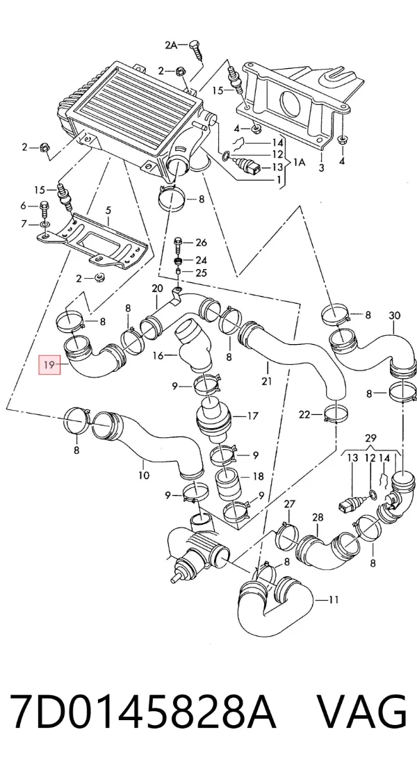  7D0145828A VAG