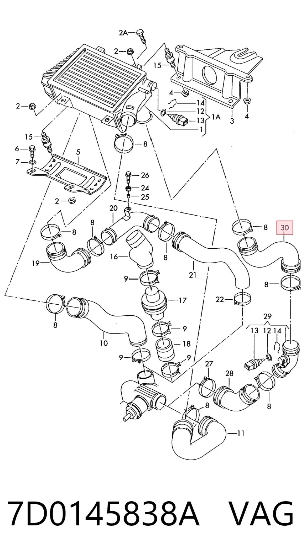  7D0145838A VAG