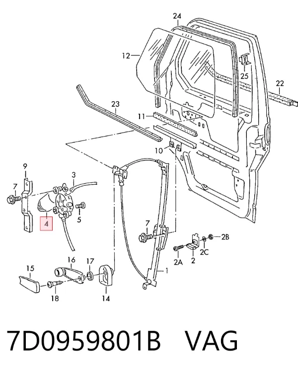  7D0959801B VAG