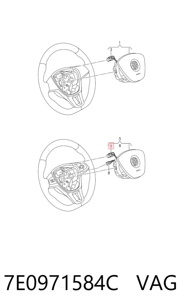  7E0971584C VAG