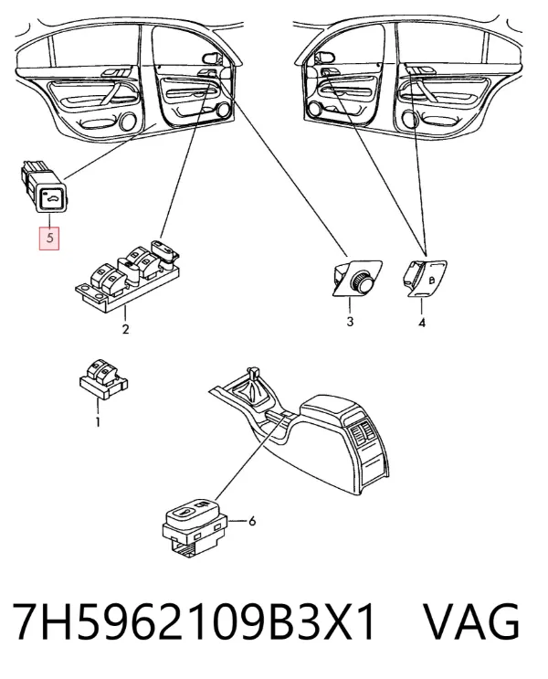  7H5962109B3X1 VAG