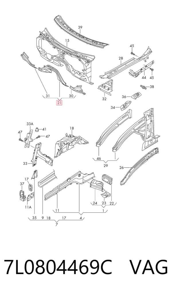  7L0804469C VAG