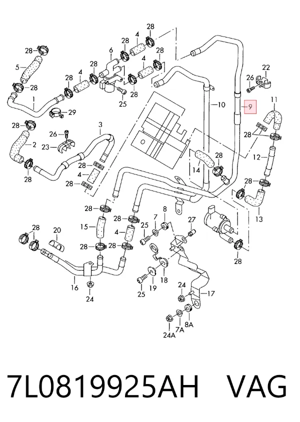  7L0819925AH VAG